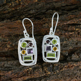 Dayana Multicolor Gemstone Dangle Earrings